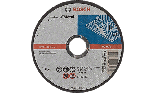 Standard for Metal Cutting Discs with Straight Centre, 22.23 mm Bore for Small Angle Grinders (Pack of 25)