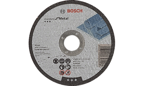 Standard for Metal Cutting Discs with Straight Centre, 22.23 mm Bore for Small Angle Grinders (Pack of 25)