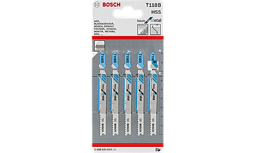 T 118 B Basic for Metal Jigsaw Blades Single Products / Multipacks