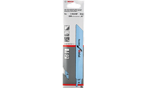 S 922 BF Flexible for Metal Recip Blades Single Products / Multipacks