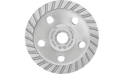 Bosch Concrete Grinding wheel, 4" / 100mm diameter, Segment Height 2.5mm, Pack of 1