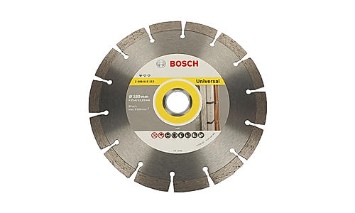 Bosch  Diamond Cutting Blade, 7" / 180mm diameter & 22.23mm bore , Segment Height 12mm, Pack of 1