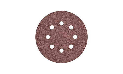 Bosch Hook and Loop Sanding sheet for Random Orbital Sander, 5" / 125mm, 8 Holes, 80 Grit, Pack of 5