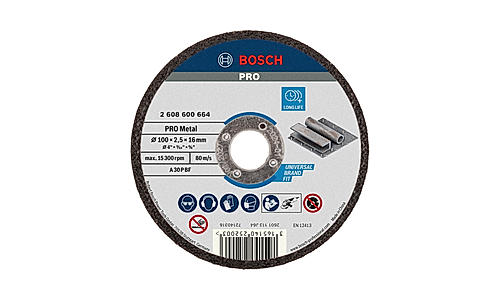 Standard for Metal Cutting Discs with Straight Centre, 16mm Bore for Small Angle Grinders  (Pack of 25)