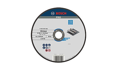 Standard for Metal Cutting Discs with Straight Centre, 22.23 mm Bore for Large Angle Grinders (Pack of 25)