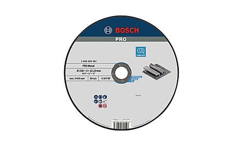 Straight cutting disc - Metal (Pack of 25)