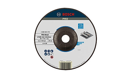 Expert for Metal Grinding Discs with Depressed Centre, 22.23 mm Bore for Large Angle Grinders (Pack of 25)