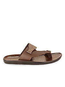 Regal Brown Men Casual Leather Sandals