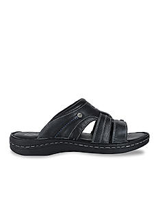 ID Mens Black Casual Chappal