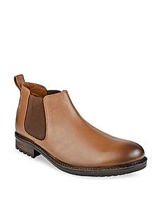 Regal Tan Men Leather Boots