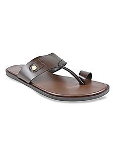 Regal Brown Mens Leather Sandals