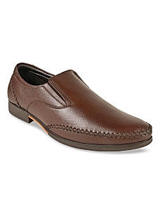 Regal Cherry Men Leather Slip On Shoes