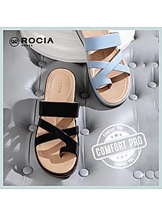 ROCIA BLUE WOMEN COMFORT PATENT FLATS