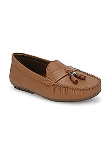 LADY BOSS BY EGOSS TAN WOMEN LOAFERS