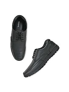 Regal Black Mens Casual Flexible Sole Shoes