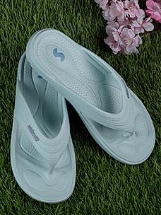 SOLE THREADS LIGHT BLUE WOMEN ORTHO ELITE (L) FLIP FLOPS