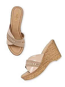 ROCIA Beige Women Casual Wedges