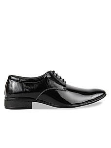 Regal Black leather formal lace up shoes