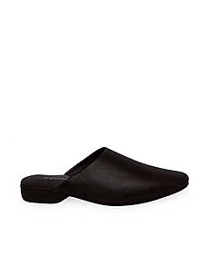 Regal Brown Leather Mule Sandal Slip-Ons