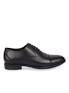 Regal Black Men Lightweight Leather Formal Oxford Lace Ups