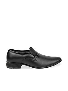 Regal Mens Black Leather Formal shoes