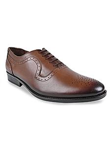 Regal Brown Men Leather Lace Up Shoes