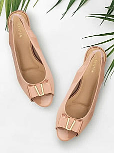 Rocia Women's Peach Peep Toe Sandals