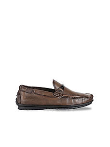 ID Tan Driving Loafer Shoes