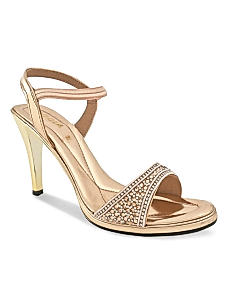 ROCIA Rose Gold Women Diamond Embellished Stilettos