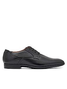 Ruosh Mens Black Colombo Formal Lace Up Shoes
