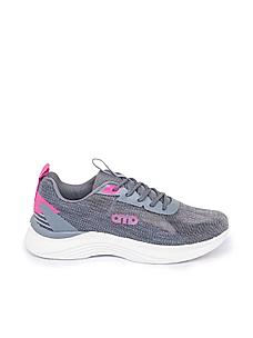 AMP Grey Women Lace Up Sports Shoes