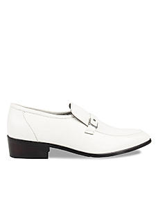 Zuccaro White leather formal shoes