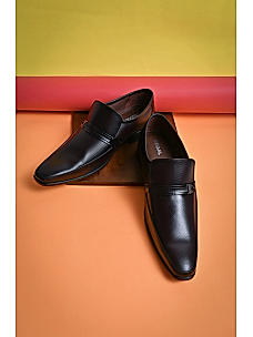 Regal Maroon Leather Formal Shoes