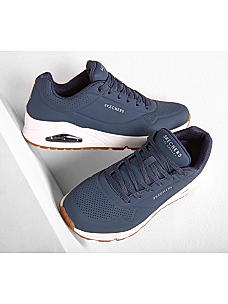 SKECHERS NAVY MENS UNO - STAND ON AIR
