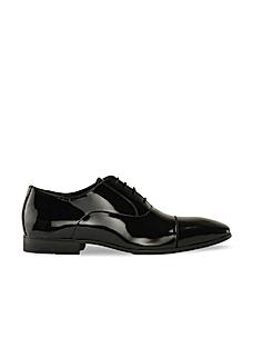 IMPERIO BY REGAL BLACK MEN FORMAL PATENT LEATHER LACE UP SHOES