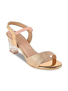 Rocia Rose Gold Women Diamante Sandals