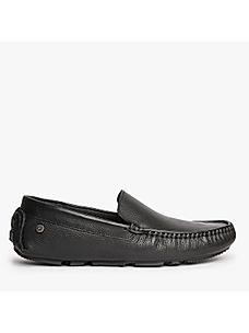 LEE COOPER BLACK MEN LEATHER LOAFERS