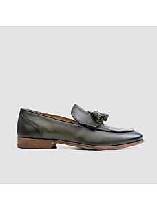 Language Olive Mens Curtis Leather Loafer