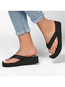 Skechers Black Womens Vinyasa - Sugar Pie Sandals