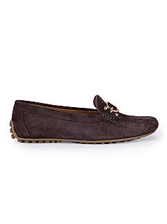 Coffee Suede Moccasins