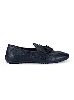 Blue Tassel Loafers
