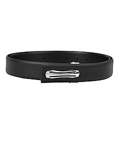 Black Fish Textured Men's Belt