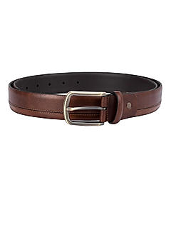 Tan Saffiano Leather Belt