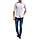 White Printed Casual Shirt