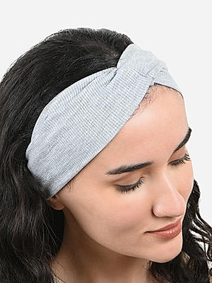 Claire's Club Pearl Pleated Knotted Headband - White  White headband, Knot  headband, Claire's accessories
