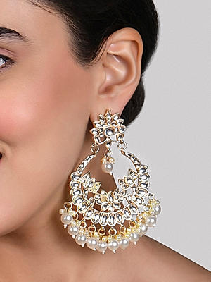Bridal Chandbali Earring Designs Shop Online – Gehna Shop