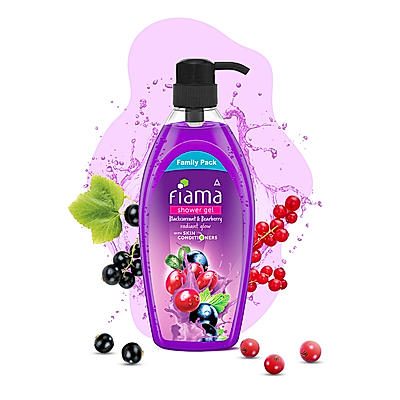 Blackcurrant & Bearberry Shower Gel, 900 ml