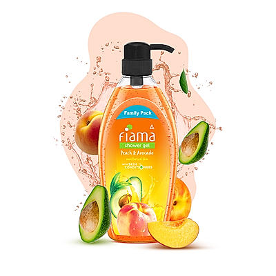 Peach & Avocado Shower Gel, 900 ml