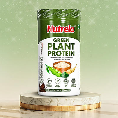 Patanjali Nutrela Green Plant Protein - Irish Chocolate - 500g