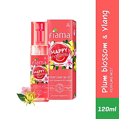 Happy Naturals Plum Blossom & Ylang Perfume Mist, 120 ml